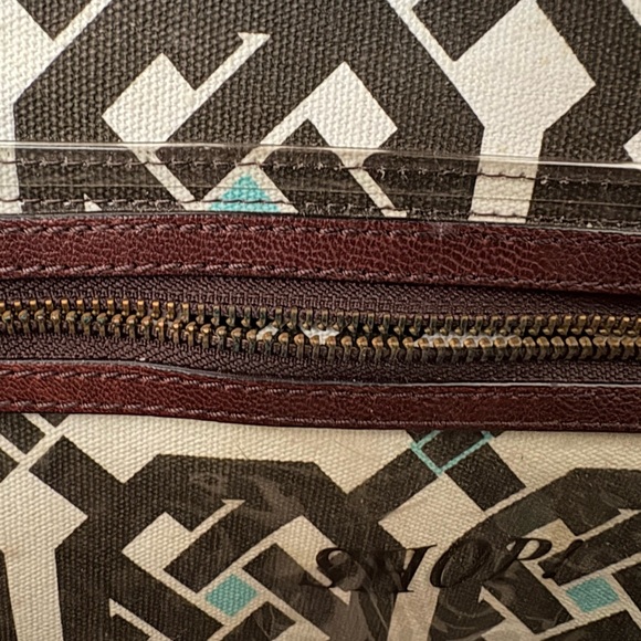 Juicy Couture Brown Woven Tote with Gold Accents - Picture 11 of 13